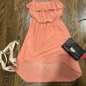Summer dress, strapless. Size S